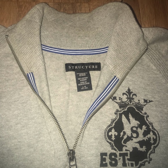 Casual slim zip up pullover - Picture 5 of 6